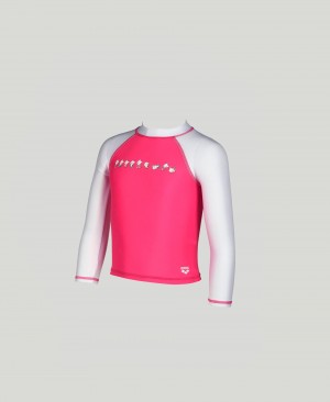 Rashguards Arena Friends Long Sleeve για κοριτσια ροζ | 89997473