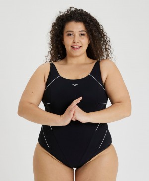 Μαγιό Arena Bodylift Jewel Swimsuit Plus γυναικεια μαυρα | 3643494
