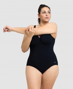 Μαγιό Arena Bodylift Maura U Back Plus γυναικεια μαυρα | 59363785