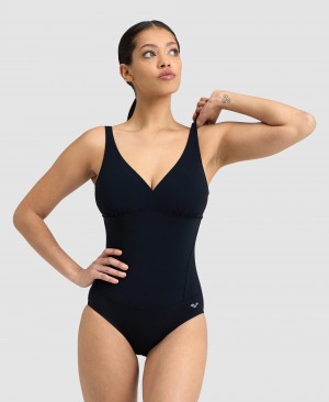 Μαγιό Arena Bodylift Maura U Back γυναικεια μαυρα | 77280873