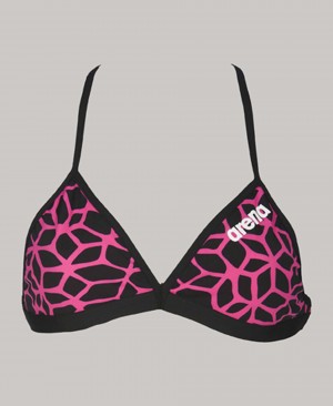 Μπικίνι Arena Carbonics Tie Back Top γυναικεια ροζ | 72201583