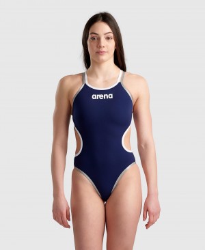 Μαγιό Arena Double Cross Back γυναικεια σκουρο μπλε | 52098750