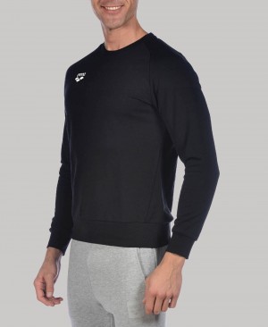 Φούτερ Arena Essential Crewneck ανδρικα μαυρα | 57805589