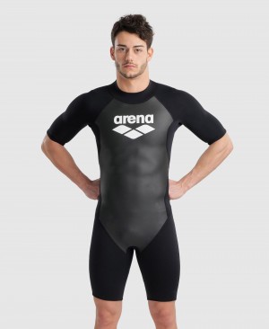 Μαγιό Arena Explorer Spring Wetsuit ανδρικα μαυρα | 51871407