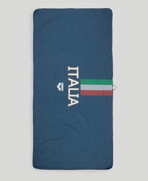 πετσέτα Arena Fin Microfiber Xl ανδρικα σκουρο μπλε | 75337825
