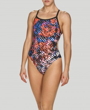 Μαγιό Arena Hyper Floral Stripes Challenge Back γυναικεια Πολύχρωμο | 15285864