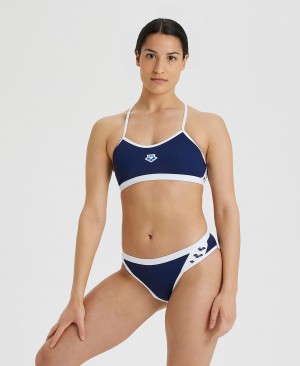 Μπικίνι Arena Icons Solid Cross Back γυναικεια σκουρο μπλε | 63604824