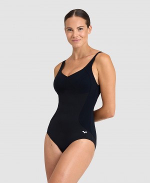 Μαγιό Arena Manuela Bodylift U Back γυναικεια μαυρα | 49805776