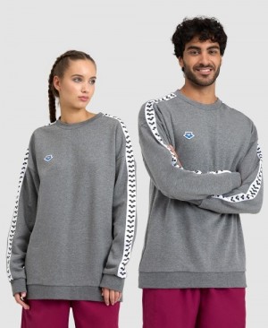 Φούτερ Arena Oversized Team ανδρικα γκρι | 70615443