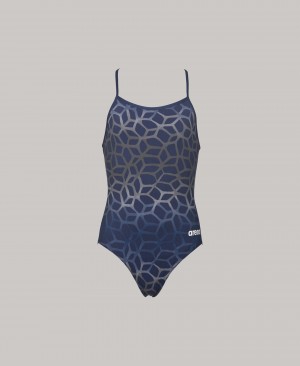 Μαγιό Arena Polycarbonite Ii Youth Light Drop Back για κοριτσια σκουρο μπλε | 62449623