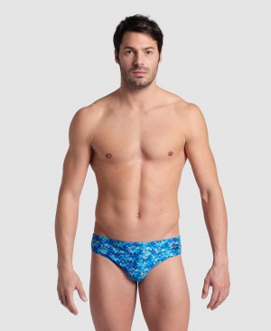 Κιλότα Arena Pool Tiles Swim ανδρικα μπλε | 62990414
