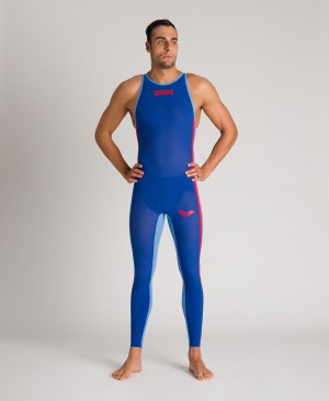 Μαγιό Arena Powerskin R-evo+ Open θαλασσης Suit - Closed Back ανδρικα μπλε | 54717127