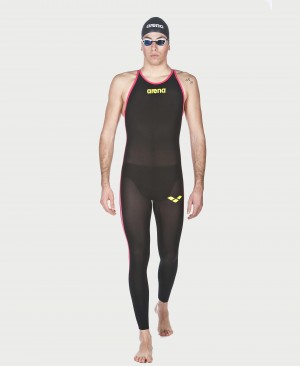 Μαγιό Arena Powerskin R-evo+ Open θαλασσης Suit - Closed Back ανδρικα μαυρα | 71614020
