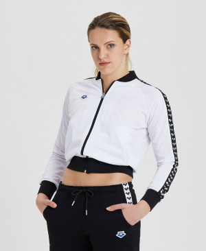Μπουφαν Arena Relax Iv Team Full-zip γυναικεια ασπρα | 41216601
