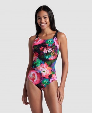 Μαγιό Arena Roseland Swim Pro Back Swimsuit γυναικεια Πολύχρωμο | 11598563