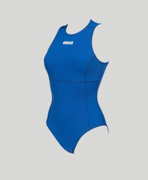 Μαγιό Arena Solid Waterpolo γυναικεια μπλε | 73320309