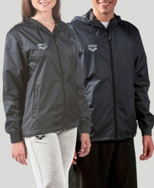 Μπουφαν Arena Team Line Ripstop Windbreaker ανδρικα μαυρα | 12145179