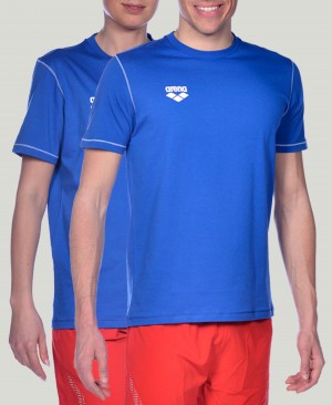 μπλουζακια Arena Team Line κοντο Sleeve ανδρικα μπλε | 36288598
