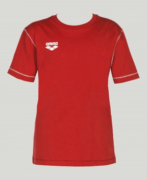 μπλουζακια Arena Team Line κοντο Sleeve ανδρικα κοκκινα | 55545545