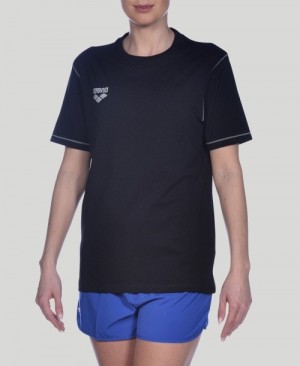 μπλουζακια Arena Team Line κοντο Sleeve γυναικεια μαυρα | 72269415