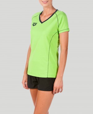 μπλουζακια Arena Team Line κοντο Sleeve γυναικεια πρασινο | 98531757