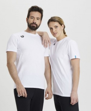 μπλουζακια Arena Team Panel γυναικεια ασπρα | 41463855