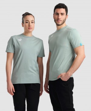 μπλουζακια Arena Team Panel γυναικεια γκρι | 83387987