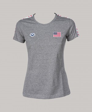 μπλουζακια Arena Team USA γυναικεια γκρι | 54709199