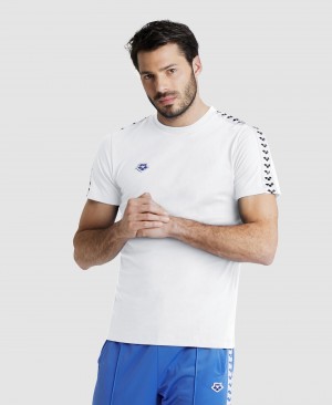 μπλουζακια Arena Team Us ανδρικα ασπρα | 21473330