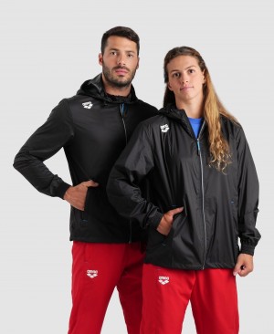 Μπουφαν Arena Team Windbreaker Solid γυναικεια μαυρα | 47662070
