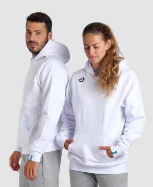 Φούτερ Arena Team Κουκουλοφόρος Panel ανδρικα ασπρα | 25668171