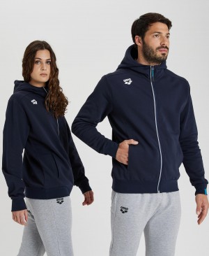 Μπουφαν Arena Team Κουκουλοφόρος Panel γυναικεια σκουρο μπλε | 91165357