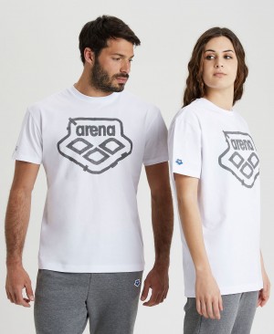 μπλουζακια Arena Uni ανδρικα ασπρα | 69645475