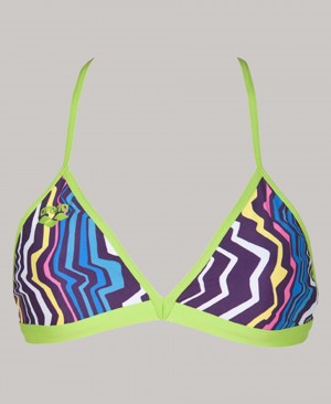 Μπικίνι Arena Zig Zag Tie Back Top γυναικεια Πολύχρωμο | 9654354