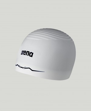 Σκουφακια Κολυμβησησ Arena Aquaforce Wave Small Logo γυναικεια ασπρα | 97225276
