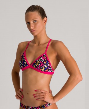 μπικίνι τοπ Arena Cheeta Heat Tie Back γυναικεια Πολύχρωμο | 52895200