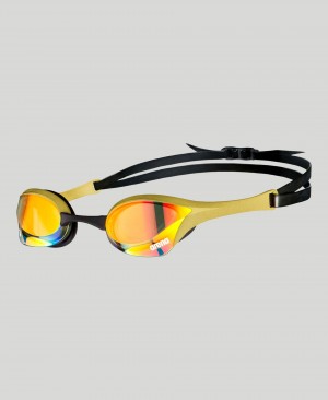 Γυαλια Κολυμβησησ Arena Cobra Ultra Swipe Mirror γυναικεια κίτρινα | 66154029