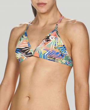 μπικίνι τοπ Arena Floral Allover Tie Back γυναικεια Πολύχρωμο | 99184082
