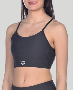 Αθλητικο Σουτιεν Arena Gym Cross Straps γυναικεια μαυρα | 42768097