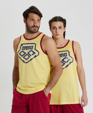 Μπλουζακια Αμανικα Arena Icons Mesh γυναικεια κίτρινα | 39832162