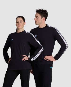 Μακρυμάνικο πουκάμισο Arena Icons γυναικεια μαυρα | 42477965