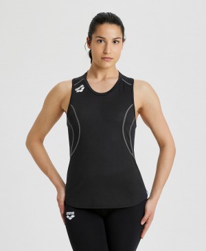 Μπλουζακια Αμανικα Arena Muscle Back γυναικεια μαυρα | 1485218