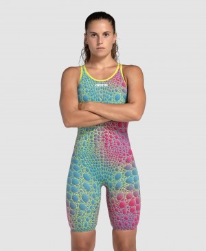 Αγωνιστικο Μαγιο Arena Powerskin Carbon Air2 Caimano Limited Edition Open Back γυναικεια τυρκουάζ | 94027170