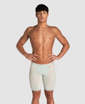 Αγωνιστικο Μαγιο Arena Powerskin Carbon Air2 Limited Edition Calypso Bay Jammer ανδρικα ασπρα | 95615101