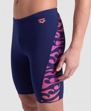 Σορτσ Παραλιασ Arena Surfs Up Swim Jammer ανδρικα σκουρο μπλε | 66393240
