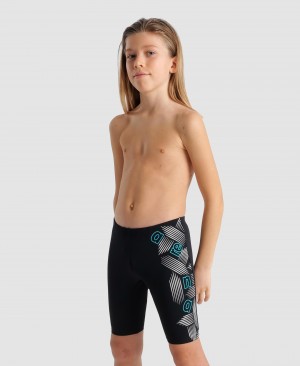 Σορτσ Παραλιασ Arena Swim Jammer σταμπεσ Print για αγορια μαυρα | 72801439