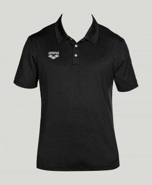 μπλουζακια πολο Arena Team Line Tech κοντο Sleeve ανδρικα μαυρα | 34696810