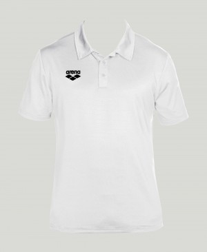 μπλουζακια πολο Arena Team Line Tech κοντο Sleeve ανδρικα ασπρα | 99463051