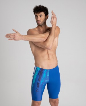 Σορτσ Παραλιασ Arena Team Painted Stripes Jammer ανδρικα μπλε | 62144713