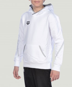 Φουτερ με Κουκουλα Arena Team Line L/S για κοριτσια ασπρα | 91842610